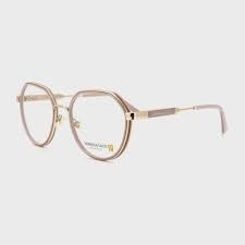 Óculos de Grau Hexagonal Rose Gold