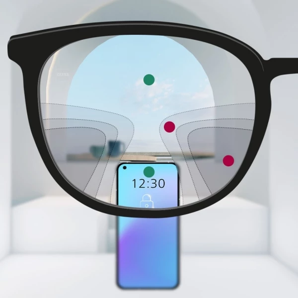 Lente Multifocal Light 2 D  resina 1.50 (Linha mais simples)