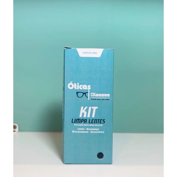 Kit Limpeza de Lentes: Spray e Flanela Microfibra